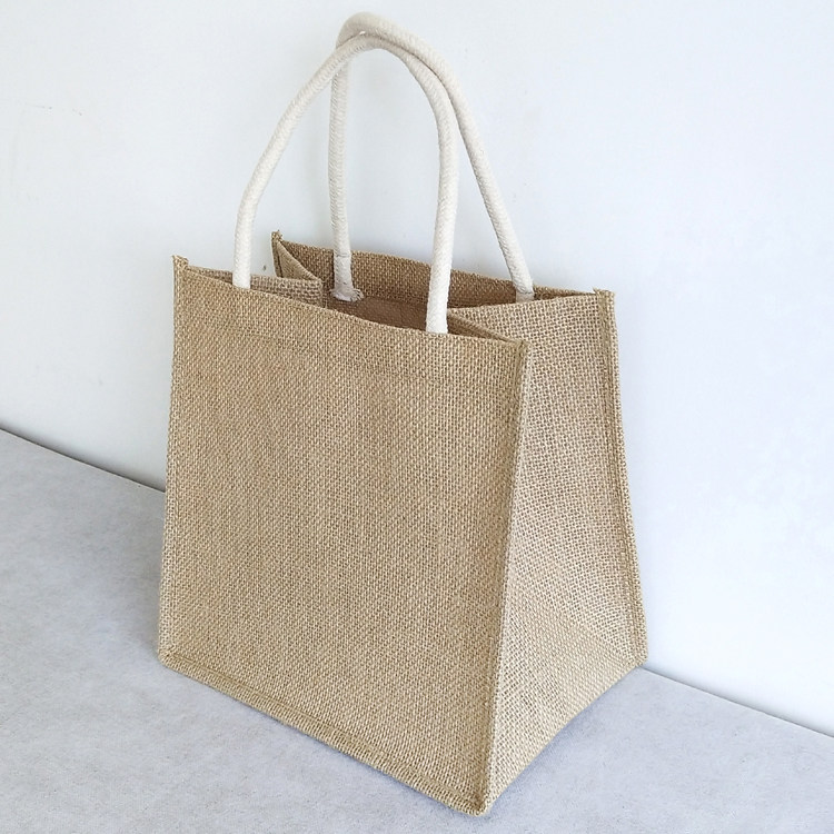 Linen Gift Bag Tote Making Korean Simple Rice Bag Tote Girl Small Fresh