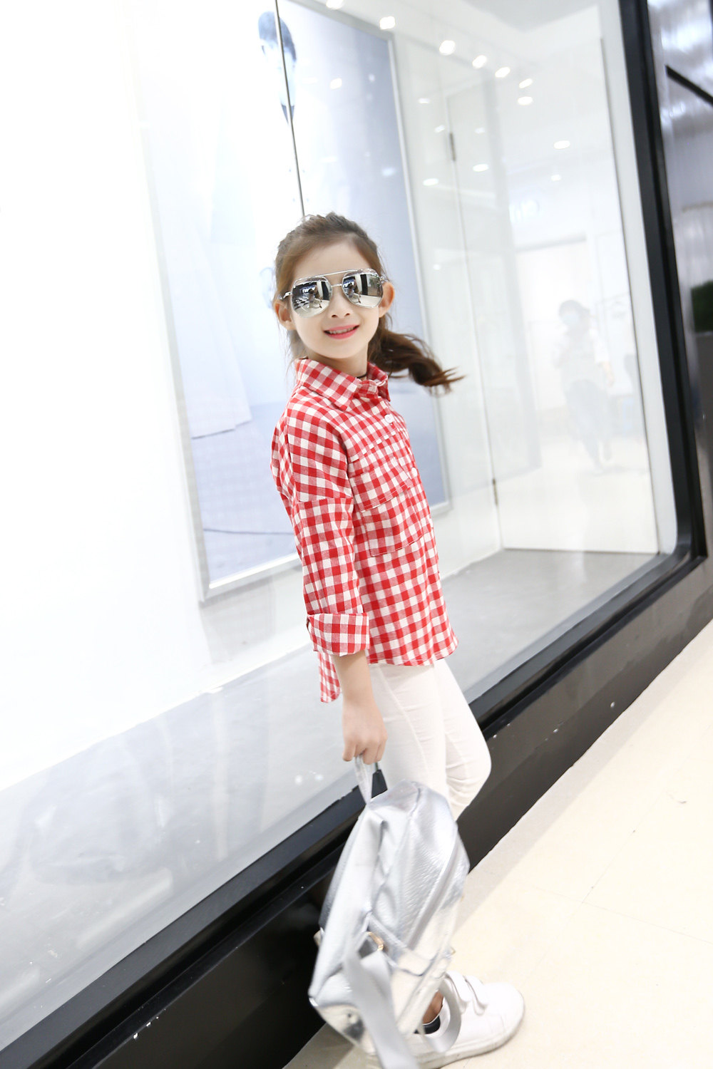 Chemise fille à manche longue - Ref 2085283 Image 13