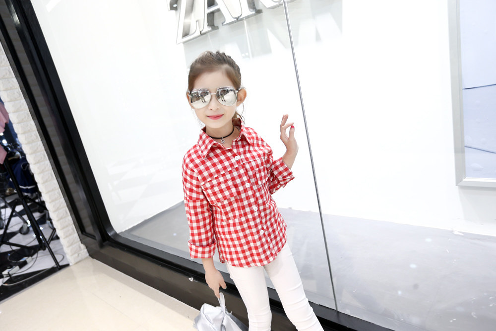 Chemise fille à manche longue - Ref 2085283 Image 6