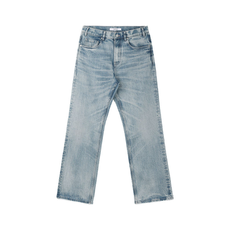 Selfness I Source Dye Series I Denim Artist Special Edition Stunning Light Blue Washed Men's Jeans