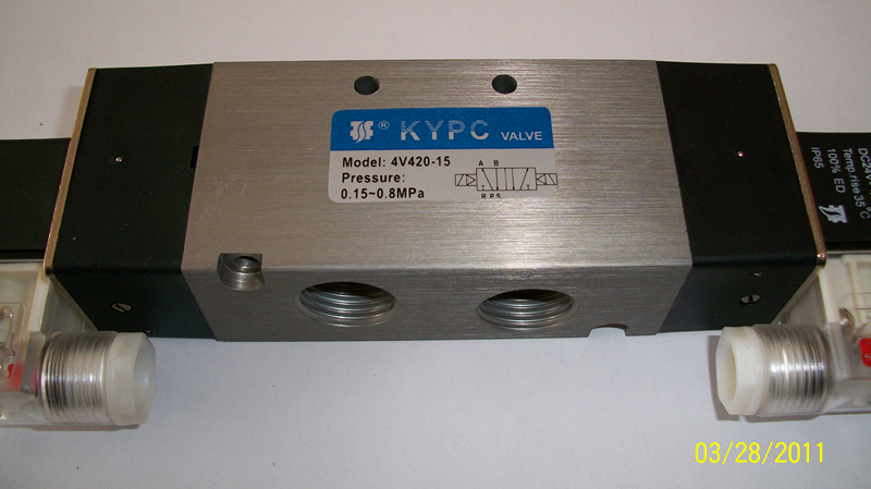 Zhengzong KYPC open source pneumatic solenoid valve K4V420-15 fake one penalty ten