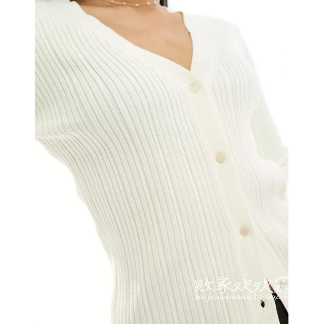 UK ການຊື້ຂອງແທ້ 02.162024 ແນວໂນ້ມຂອງແມ່ຍິງທີ່ເນັ້ນໃສ່ແນວໂນ້ມຂອງສີອ່ອນໃຫມ່ knitted cardigan ສະດວກສະບາຍແລະ versatile