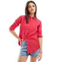 UK 05 16 2024 trend-oriented womens new casual lapel long-sleeved comfortable shirt