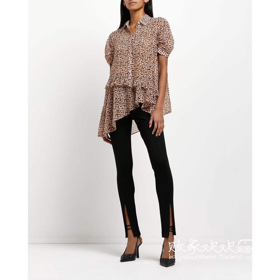 UK 02 28 Brands Women Dress New Spring Fashion Shatter Lotus Leaf Side Shirts