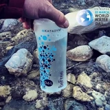 Швейцарский кондин Катадин Ультрасорогенный Портативный Портативный Очистчик воды на открытом воздухе складной пакет с водой 0,1 микрон бутылка с фильтром для воды