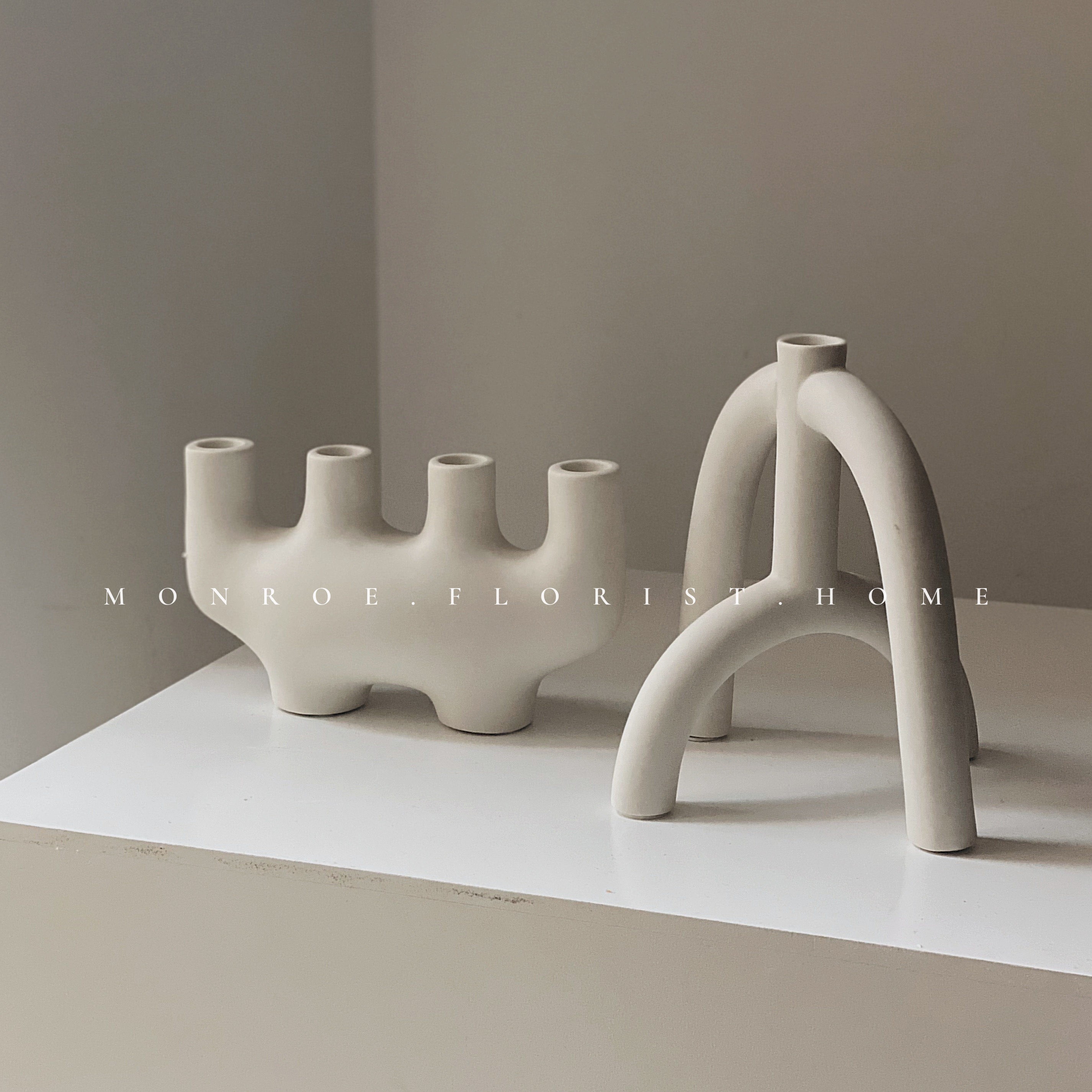 MONROE Dream Deer Studio Ceramic Candleholder Pendulum with soft-fit home-like Room Room Genguan Nordic Wind Tooling