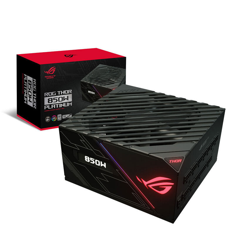 ASUS player country ROG Thor power supply 850W Shenguang synchronous OLED display Japanese capacitor ten years warranty