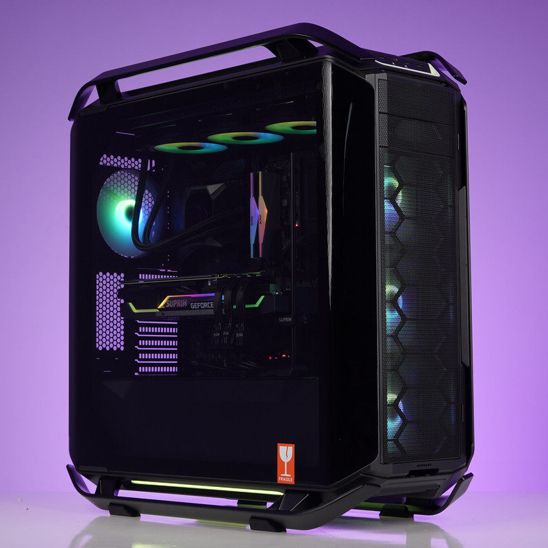 MSI Ultralong RTX3080TI RYZEN 9 5900X water-cooled cool computer game host installation program