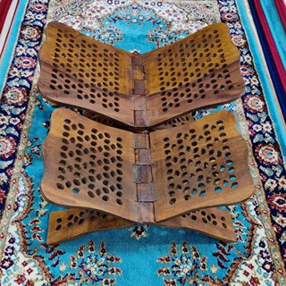 Large solid wood imported from pakistan, pure handmade reading stand, walnut wood bookshelf, whole solid wood carving workmanship