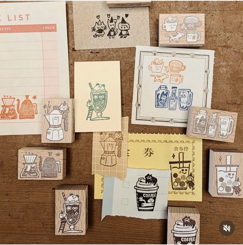 [in Stock] Taiwan Dayuyoyo Art Expo New Stamp Desk Tape Transfer Stickers
