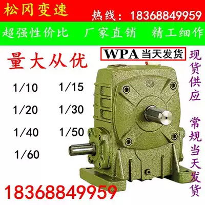 (Factory Direct) vertical reducer WPA 40 50 60 70 80 100 worm gear reducer