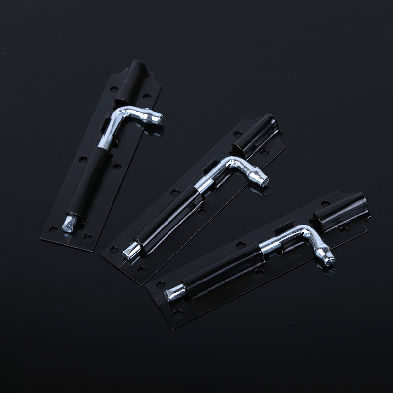 Home Old-fashioned Doors And Windows Five Gold Accessories Bolt Black Iron Bolt 4 Inch 5 Inch 6 Inch Windows Bolt BOLT THEFT BOLT