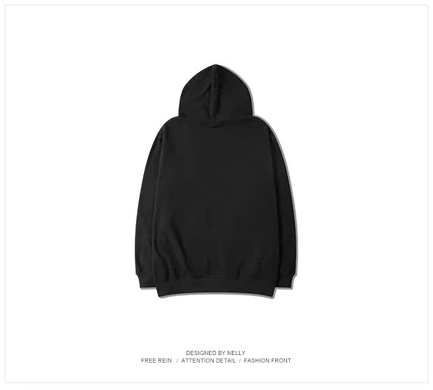 Mùa thu phiên bản Hàn Quốc của chó hip hop châu Âu và Mỹ bulinois giản dị Nhật Bản áo trùm đầu áo len thủy triều nam và nữ cặp đôi bạn gái ao len nam