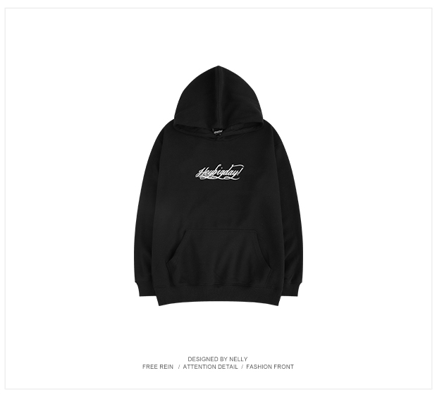 Màu tím thương hiệu áo len trùm đầu nam hiphop Châu Âu và Hoa Kỳ đường phố hip hop thương hiệu mùa xuân và mùa thu mô hình những người yêu thích quá khổ áo khoác nỉ form rộng