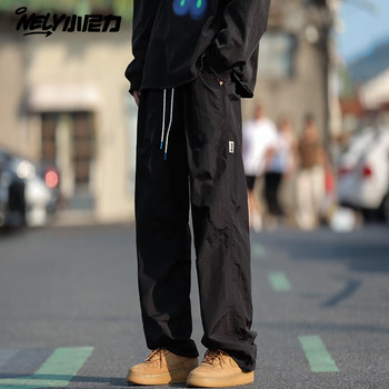 Japanese spring and autumn outdoor charge pants trendy loose american style
