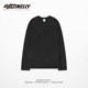 Early autumn long-sleeved T-shirt men's thin spring and autumn clothing 2024 new trendy tops pure cotton bottoming shirts for men and women bf