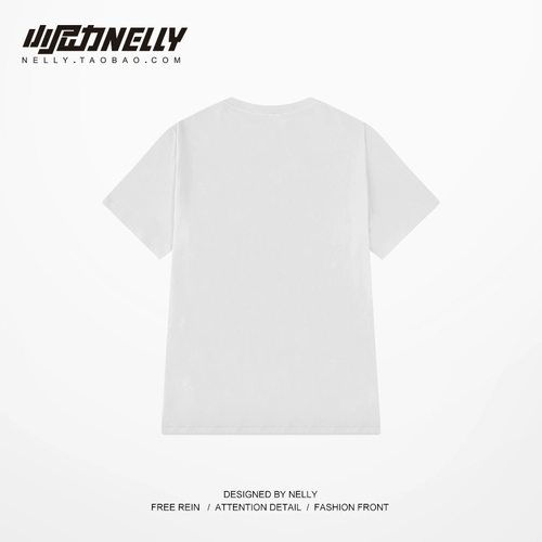 Мужская трендовая хлопковая летняя белая футболка с коротким рукавом в стиле хип-хоп, оверсайз, европейский стиль