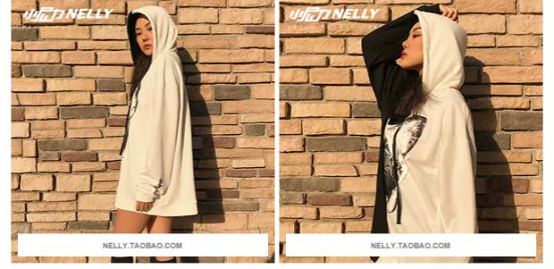 Ulzzang net màu đỏ hip hop thủy triều thương hiệu cá mập in xu hướng hoodies nam nữ hoang dã với áo len