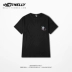 Hàn Quốc hip hop mùa hè rap in tay áo ngắn nam lỏng cotton T-shirt thanh niên sinh viên áo sơ mi từ bi áo thun thể thao nam Áo phông ngắn