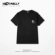 Hàn Quốc hip hop mùa hè rap in tay áo ngắn nam lỏng cotton T-shirt thanh niên sinh viên áo sơ mi từ bi áo thun thể thao nam