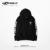 Áo len mùa thu 2018 cộng với áo hoodie nhung nam phiên bản Hàn Quốc của áo khoác đôi của thương hiệu Tide trùm đầu áo len nam và nữ