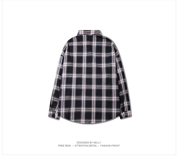 Áo sơ mi kẻ sọc nam dài tay Hàn Quốc Xu hướng thanh niên Slim Casual mùa hè cotton mỏng Áo sơ mi sinh viên - Áo sơ mi đũi nam