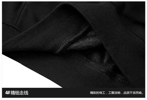 Áo len nam trùm đầu châu Âu và đường phố hip hop Hoa Kỳ cộng với đôi nhung nhung phong cách Harajuku áo khoác thương hiệu thủy triều quá khổ áo khoác hoodie zip