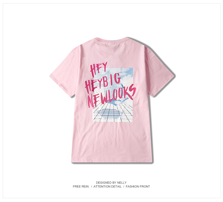 Mỹ đường phố t-shirt spoof tide thương hiệu fake pocket lưới may nam giới và phụ nữ casual hip hop ngắn tay t-shirt những người yêu thích mùa hè ăn mặc