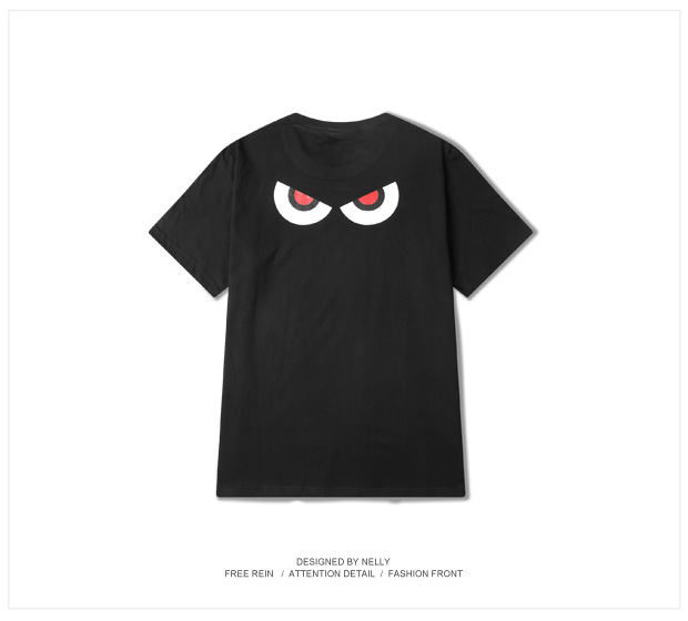 Mùa hè Harajuku Nhật Bản đường phố hip hop in thương hiệu thủy triều ngắn tay áo thun nam nửa tay béo cỡ lớn nam và nữ áo thun nam gucci