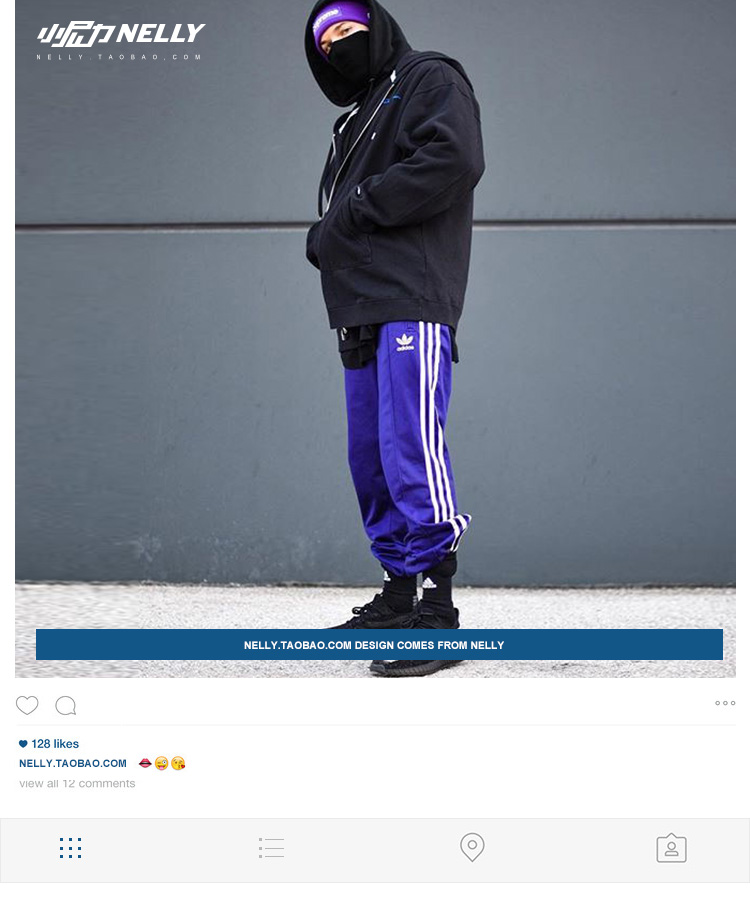 Ulzzang hip-hop Mạng lưới thủy triều quốc gia châu Âu và châu Mỹ màu đỏ retro quần thể thao giản dị nam và nữ mẫu với quần jogger nam