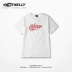 Ulzzang đậu mầm Jony.J với thẻ thủy triều in hip-hop cổ tròn tay áo ngắn nam và nữ Trung Quốc có hip-hop áo thun nam uniqlo Áo phông ngắn