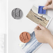 Mud thinking country original cement building refrigerator stickers home accessories creative message board magnetic stickers housewarming gift decoration stickers