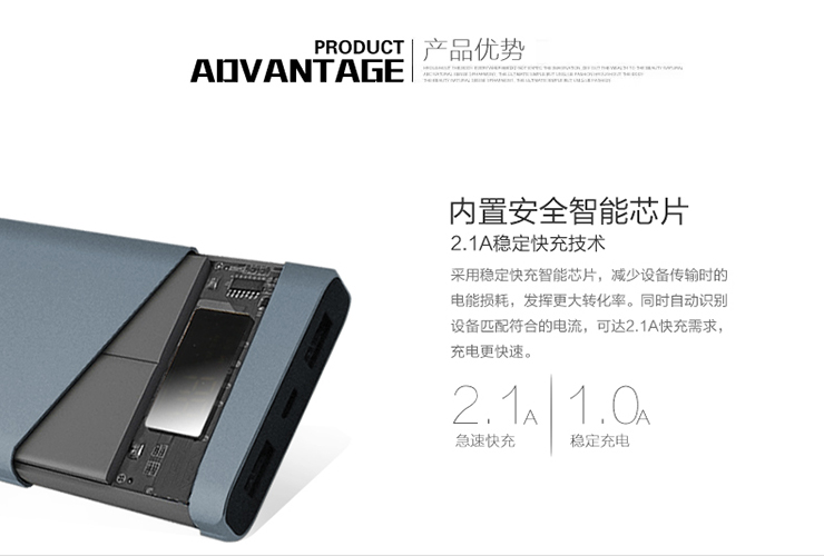 Jimmy ngông cuồng P06 10000mAh phổ thông minh màn hình siêu mỏng xách tay dung lượng cao điện thoại di động điện thoại di động sạc kho báu - Ngân hàng điện thoại di động sạc dự phòng energizer