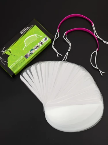 Одноразовые удары маска для стрижки волос, парикмахерские волосы, фрагментация волос, заблокированное лицо, горячее окрашивание масла