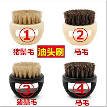 European and American oil head brush brush finger sleeve broken hair brush broken hair carving cleaning pig mane brush professional hairdressing tools