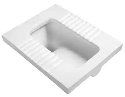 Kali KARAT SQUAT toilet squat pit with water storage bend Rear front row 17908T-M1