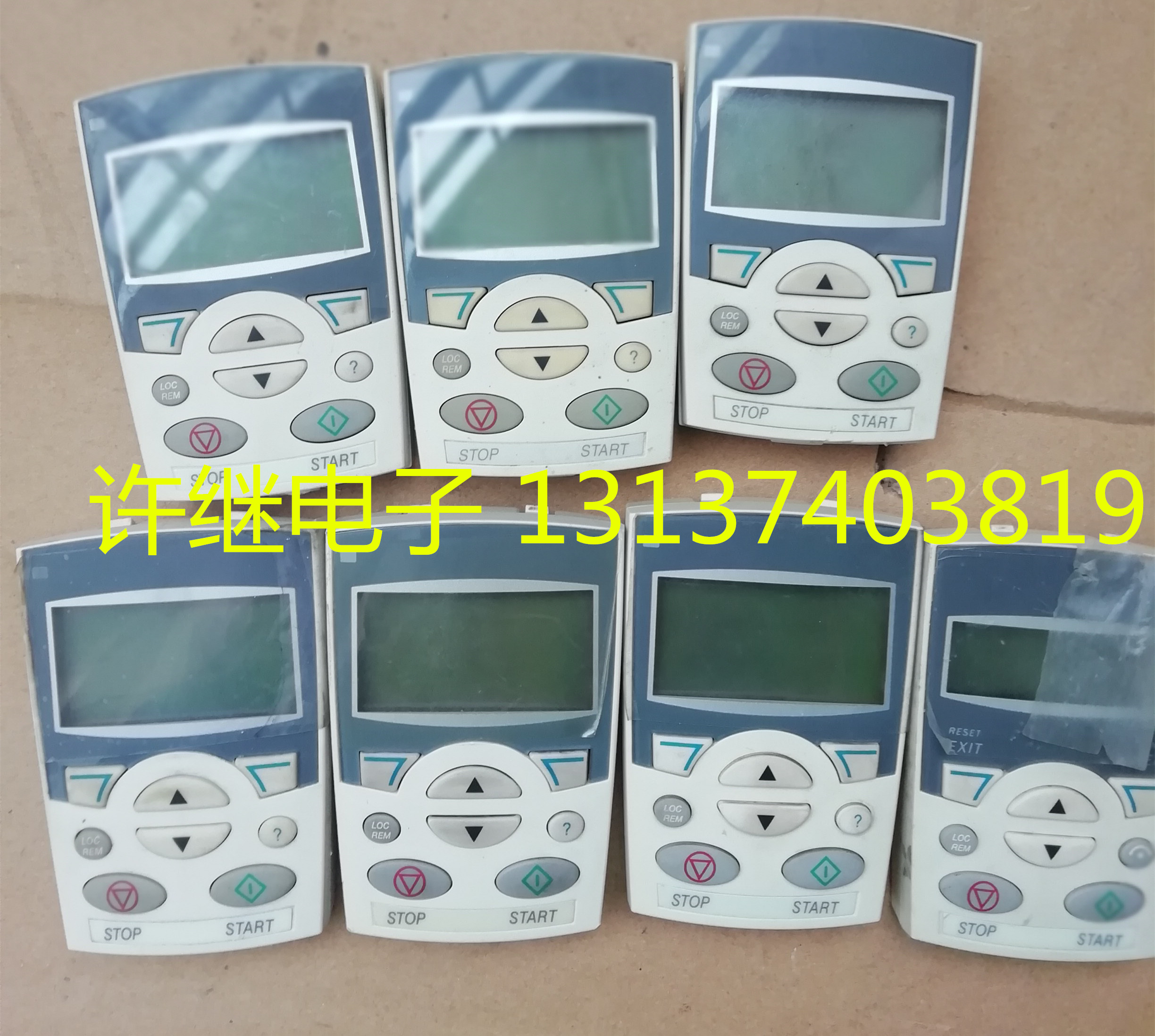 Disassembled ABB Inverter Panel Keyboard ACS-CP-C ACS-CP-D Chinese and English