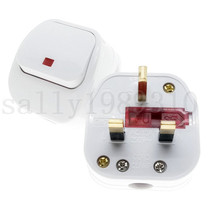 Gia and Insign with switch plug with LED fuse 13A250V China Hong Kong China Macau plug in