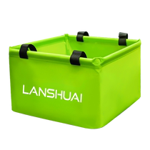 Car wash folding bucket car water tank removable car shrinkable car bucket large capacity portable tool storage box