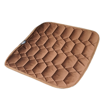 Lanshuai car seat cushion plus velvet heated car seat cushion for all seasons winter short plush car electric heating pad