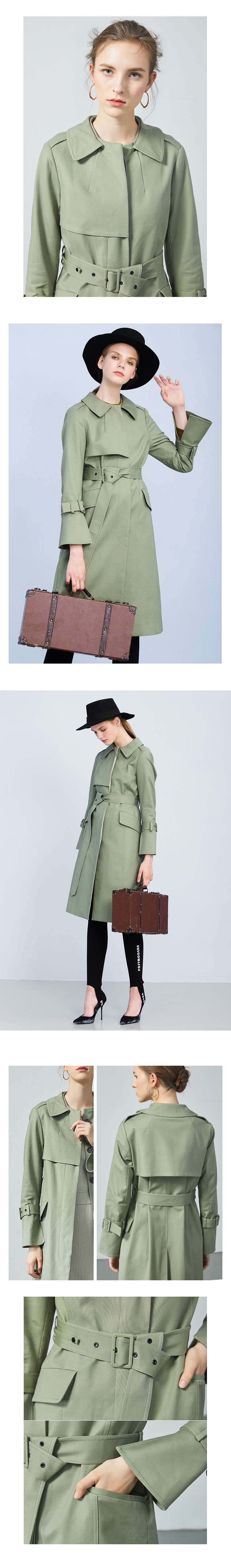 Trench pour femme GLORIA    en Coton en Coton - Ref 3227061 Image 18