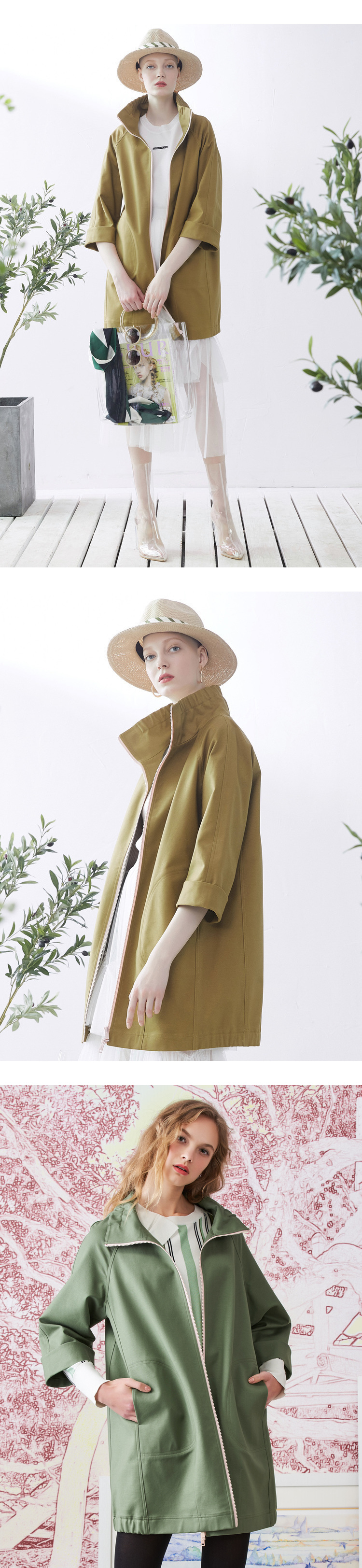 Trench pour femme GLORIA    en Coton - Ref 3228114 Image 20