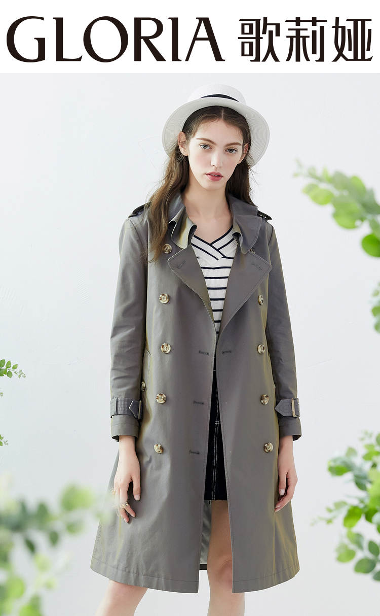 Trench pour femme GLORIA    en Coton - Ref 3226185 Image 7