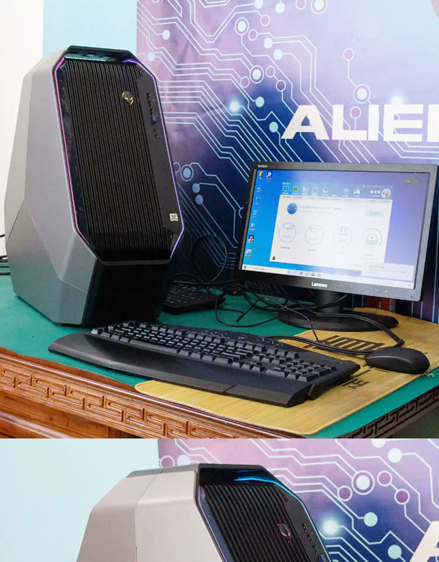戴爾外星人Alienware A51準系統大三角主機殼遊戲電腦DIY主機RGB