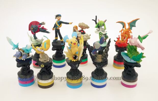 Pokemon Pokemon Pokemon Pokemon Doll Mô hình bàn tay Trang trí đồ chơi hoàn chỉnh - Capsule Đồ chơi / Búp bê / BJD / Đồ chơi binh sĩ mô hình my hero academia