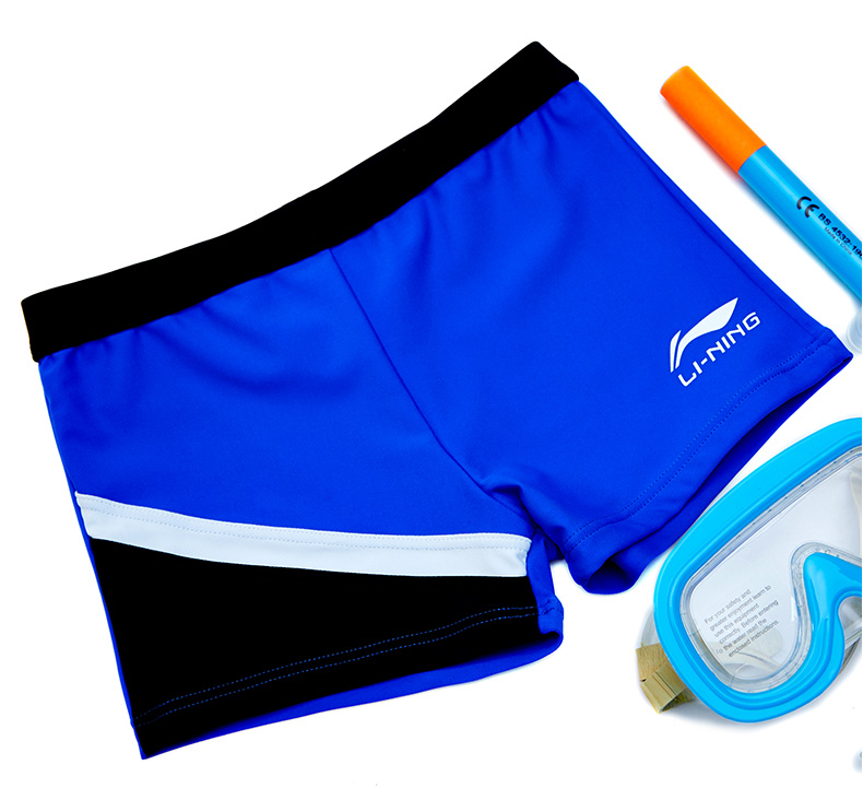 Li Ning trẻ em quần bơi bé trai quần bơi góc phẳng bé trai lớn bé quần bơi trẻ em quần bơi dễ thương đồ bơi cho bé sơ sinh