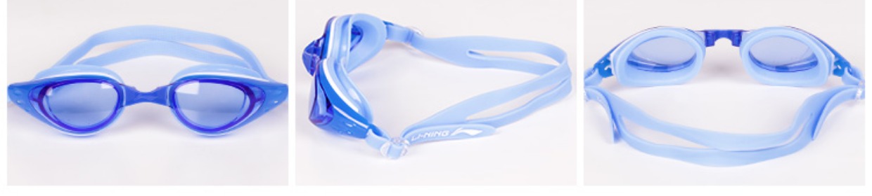 Kính râm Li Ning HD chống sương mù unisex thoải mái cho người lớn kính bơi chuyên nghiệp kính phẳng / cận thị kính bơi tốt
