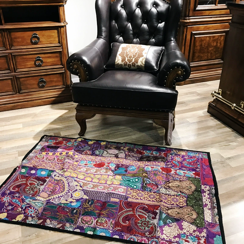 Ấn Độ, Đông Nam Á và trang trí nội thất đính cườm tấm thảm vải gió quốc gia thêu tay tấm thảm thêu thảm thêu con - Tapestry