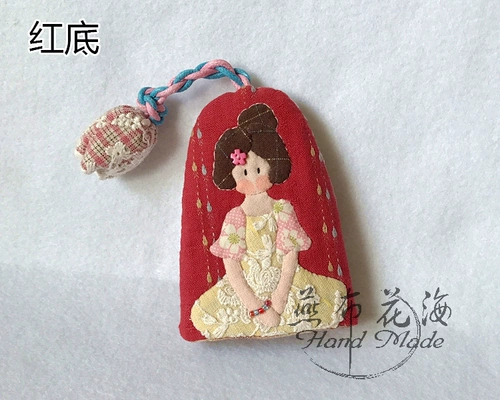 Ключница, сумка через плечо, ткань, мультяшный ретро пластырь