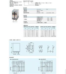 Previous 13F2Z AC220V relay 2 set of contacts relays